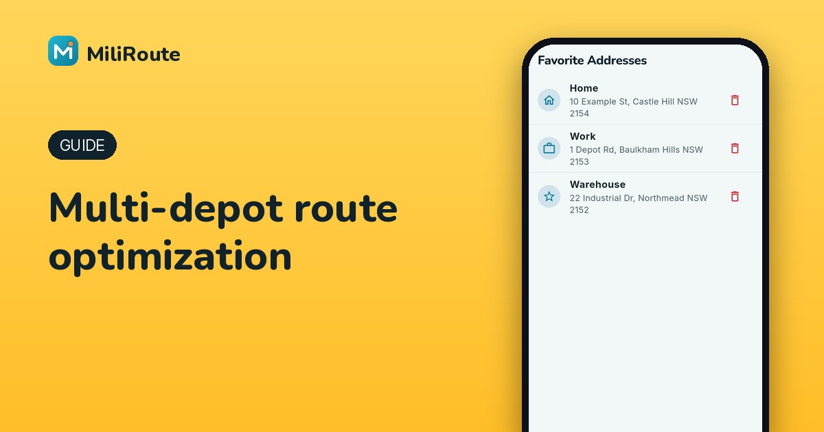 Multi-Depot Route Optimization: How to Plan Deliveries From More Than One Base